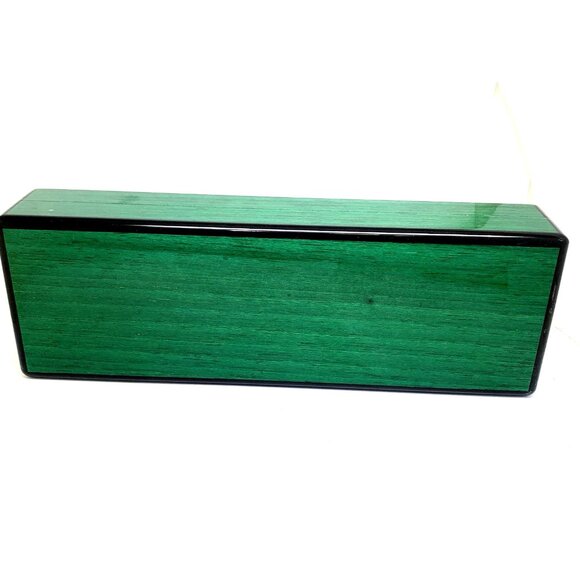 Breguet Watch Box Presentation Green Lacquered Wooden Display Empty Rare - Picture 4 of 15